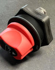 300A Battery/Winch Isolator with red switch for easy installation and operation.