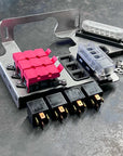 12 volt midi fuse and blade fuse block mounting plate for 70 series landcruiser