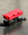 Bussmann LMI Fuse Holder for AMI/MIDI fuses on a black background, featuring a red fuse block.