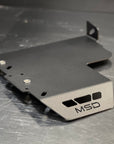 N90 Toyota Hilux 2026-Current Blank Plate shown from a top angle on a metallic surface.
