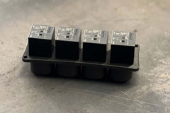 Flange mounted relay holder