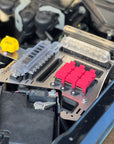 Next-Gen (RA 2022-Current) Ranger Basic Setup Kit (BSK) installed in a Ford Ranger engine compartment.
