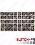 Switch-Pros X Baja Designs Legend Kit featuring 50 switch legends for SP8100, SP9100 & RCR-Force® 12 Systems.