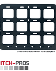 RCR-Touch® 12 Bezel for Switch-Pros panel, injection molded, enhances usability in various environments.