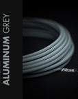 Aluminium Grey Braided Cable Sleeve
