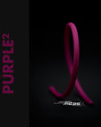 Purple² Braided Cable Sleeve showcasing vibrant purple color and unique braided design, made in Germany.