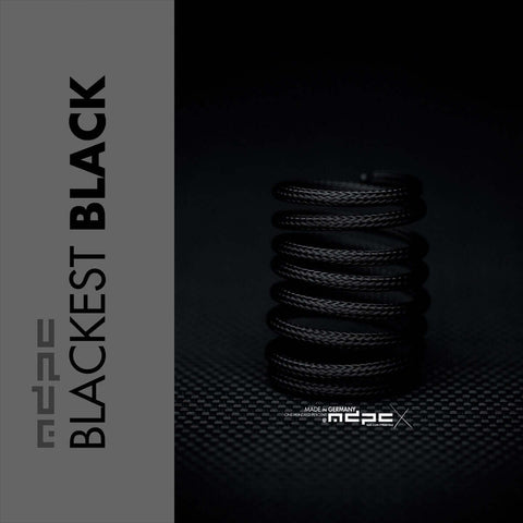 Blackest Black Braided Cable Sleeve