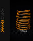 Orange Carbon Braided Cable Sleeve