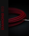 Diamond Red Braided Cable Sleeve (merlot red)