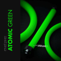Atomic Green Braided Cable Sleeve
