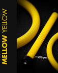 Mellow Yellow Braided Cable Sleeve showcasing vibrant yellow MDPC-X cable sleeving made in Germany.