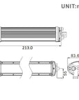 8.5 INCH D1 SERIES LED LIGHT BAR - MIL-SPEC DESIGNS
