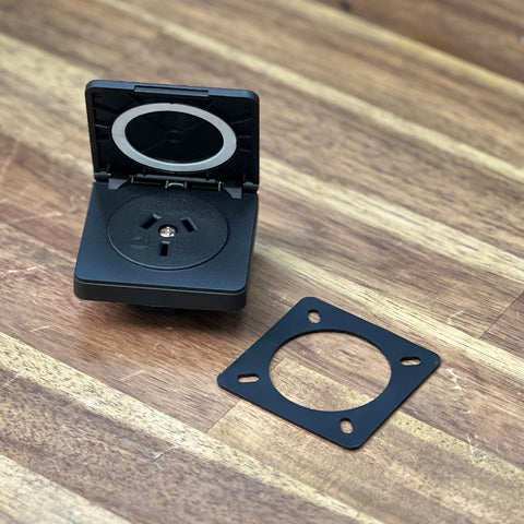 Flush Mount 240V Caravan Outlet