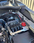 installed custom hilux midi fuse bracket