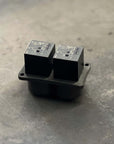 Next-Gen Mini Relay Base featuring two relays on a sleek flange mounted base.