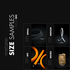 Braided Cable Sleeve Size Sample Pack