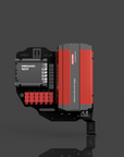 Redarc battery management system on a reflective surface with a dark background