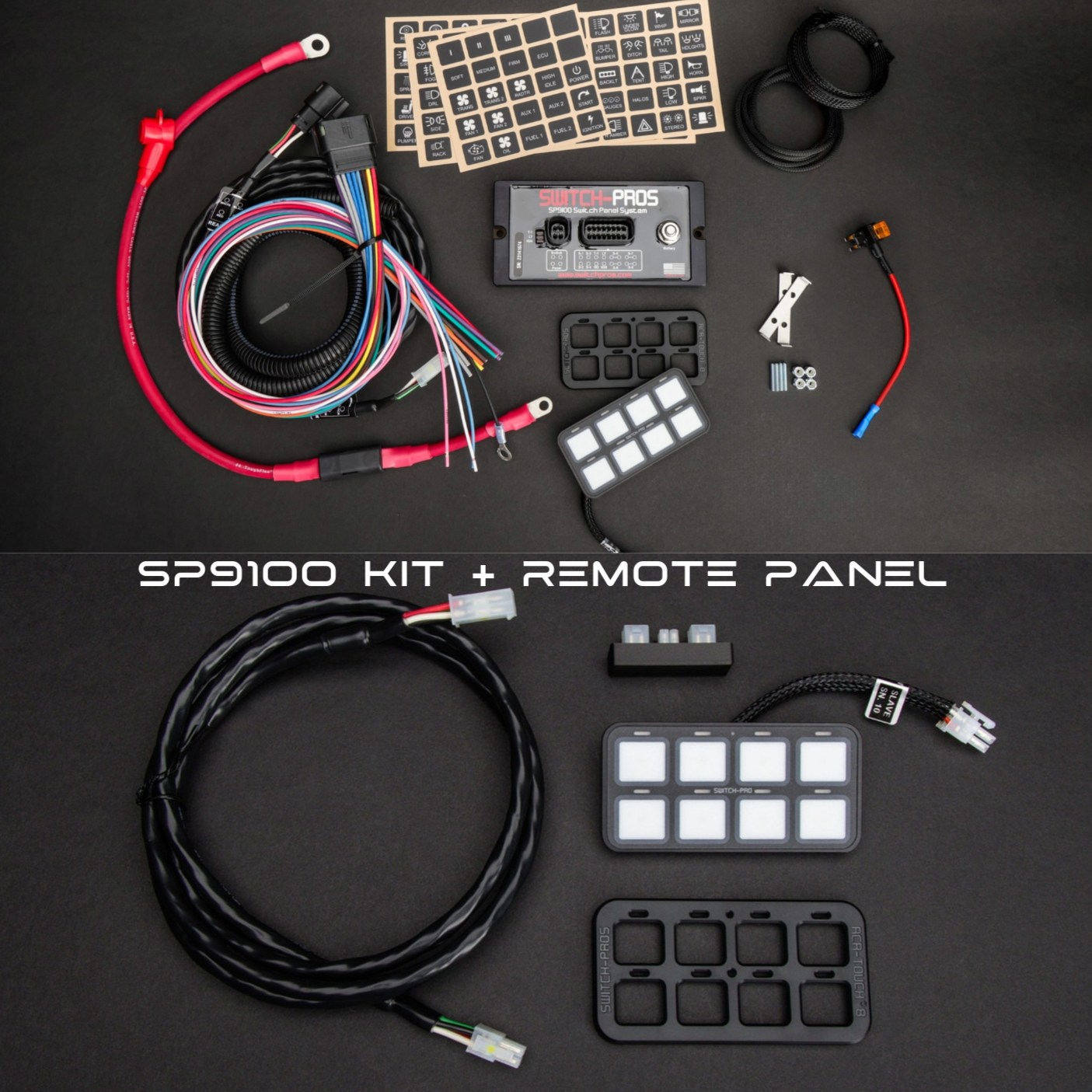 remote panel with sp9100 switch unit combo
