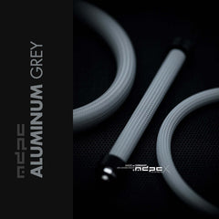 Aluminium Grey Braided Cable Sleeve