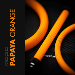 Papaya Orange Braided Cable Sleeve