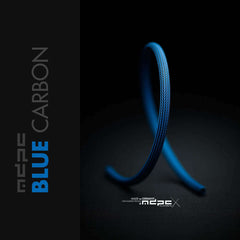 Blue Carbon Braided Cable Sleeve