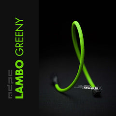 Lambo Green Braided Cable Sleeve
