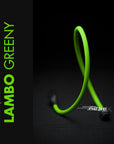 Lambo Green Braided Cable Sleeve