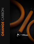 Orange Carbon Braided Cable Sleeve