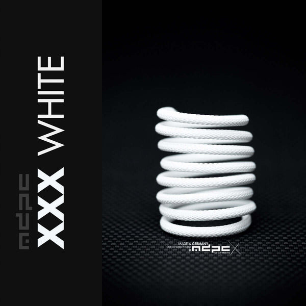 XXX White Braided Cable Sleeve