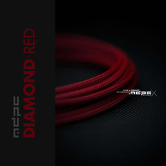 Diamond Red Braided Cable Sleeve (merlot red)