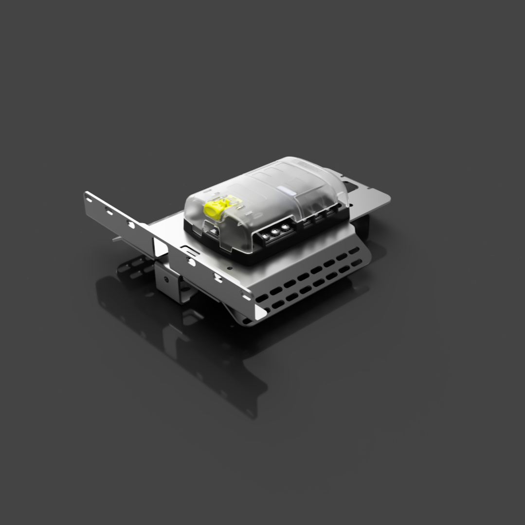 GU Patrol Battery Fuse Bracket for organized 12-volt electrical systems with circuit breaker provisions.