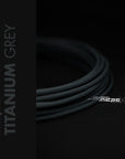 Titanium Grey Braided Cable Sleeve, MDPC-X premium quality cable sleeving made in Germany.
