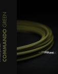 Commando Green Braided Cable Sleeve