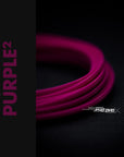 Purple² Braided Cable Sleeve in vivid purple color, showcasing MDPC-X quality and unique design.