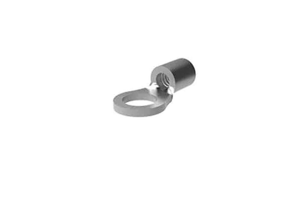 Un-insulated TE Connectivity Ring Terminals for reliable electrical connections and custom applications.