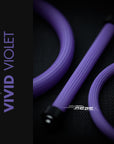 Vivid Violet Braided Cable Sleeve