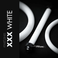 XXX White Braided Cable Sleeve