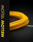 Mellow Yellow Braided Cable Sleeve showcasing vibrant yellow MDPC-X cable sleeving made in Germany.