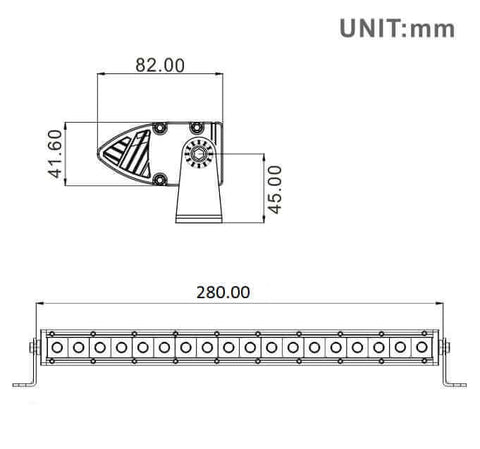 11 INCH S1 SERIES LED LIGHT BAR - MIL-SPEC DESIGNS