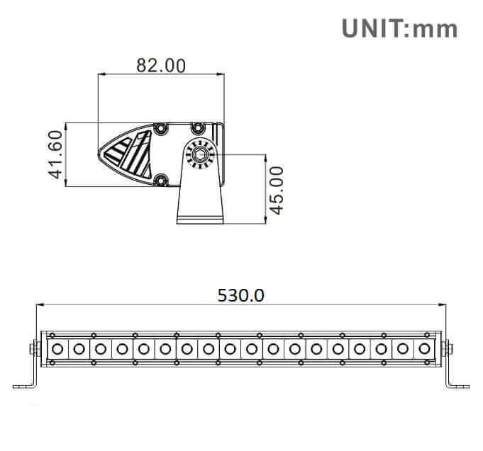 21 INCH S1 SERIES LED LIGHT BAR - MIL-SPEC DESIGNS