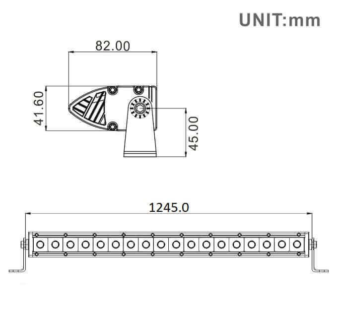 49 INCH S1 SERIES LED LIGHT BAR - MIL-SPEC DESIGNS