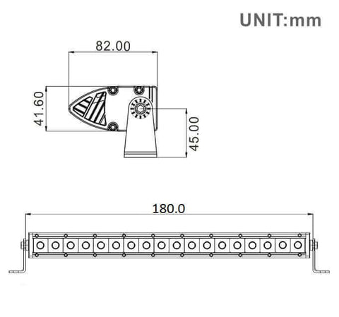 7 INCH S1 SERIES LED LIGHT BAR - MIL-SPEC DESIGNS